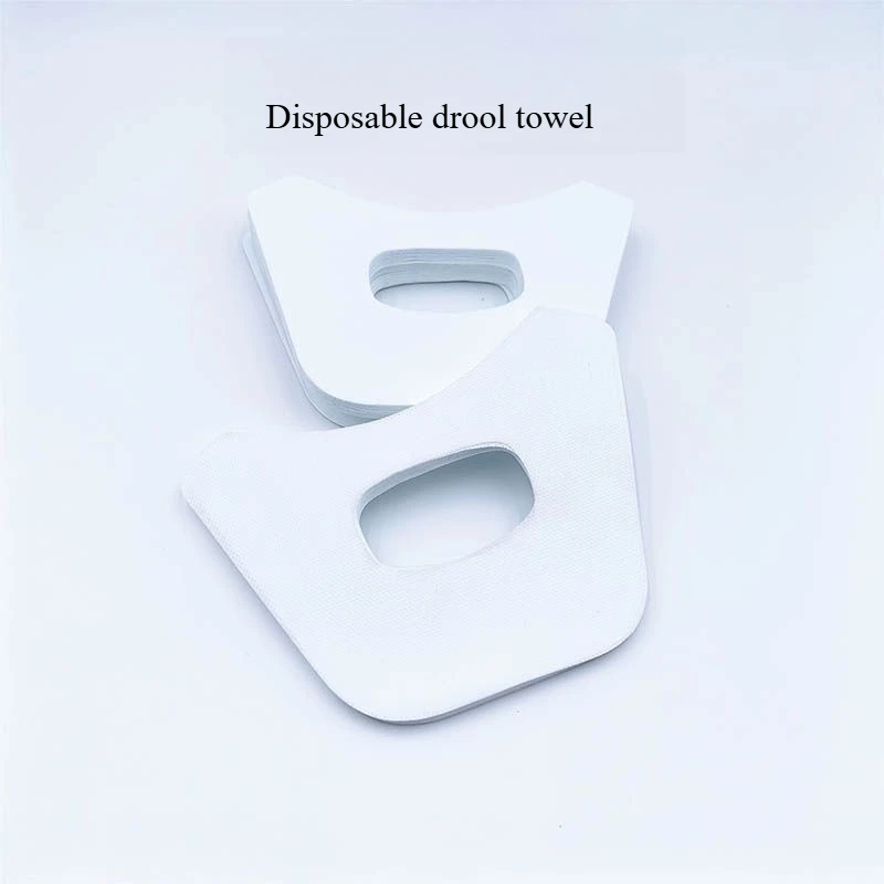 Dental Teeth Whitening Face Care Towel Dental Material Disposable Saliva Towel Face Protection Waterproof Splash Proof