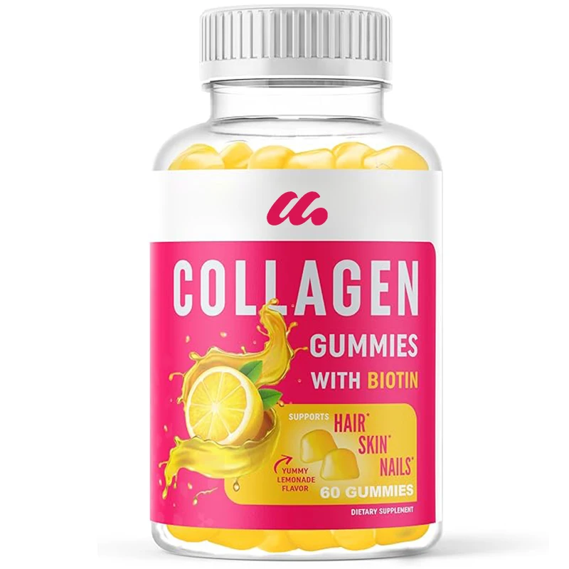 Women's collagen gummies | Hydrolyzed collagen+biotin, containing vitamins C, E, and zinc | Non GMO gummies vitamin supplements