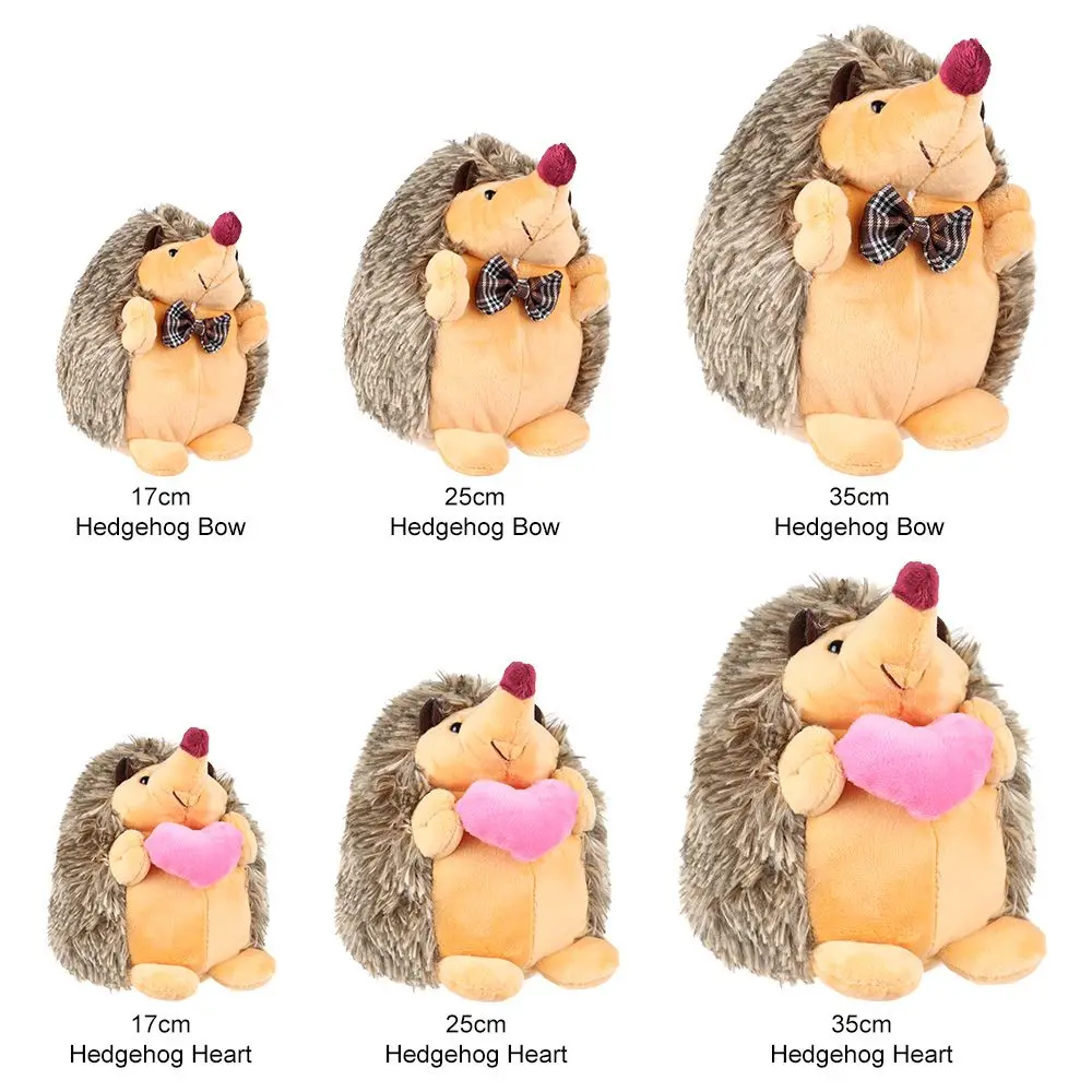 Cute Big Giant Stuffed Animals Plush Toy Kawaii Animals Hedgehog Couple Valentine Gift Dolls