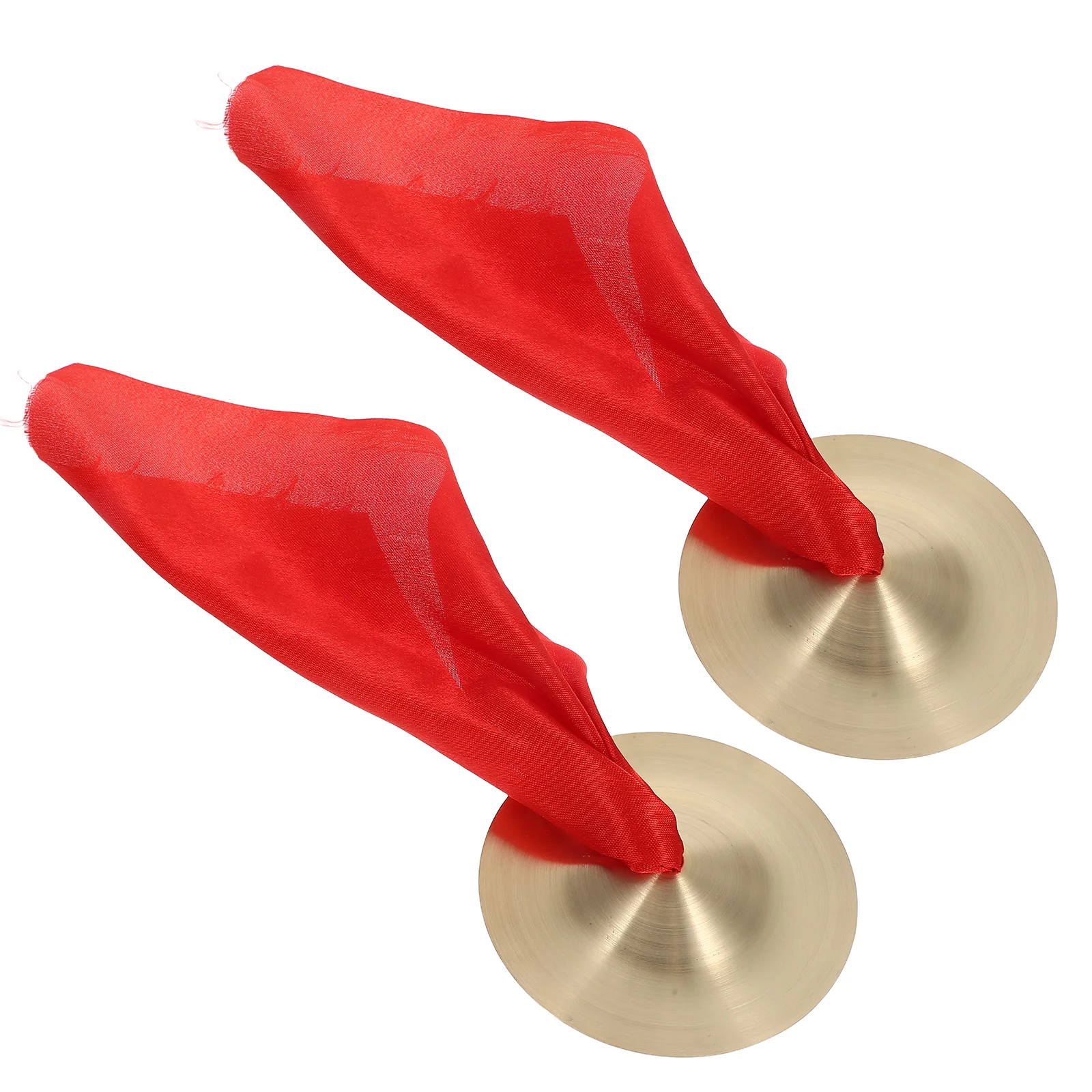 

Percussion Cymbal Instruments Belly Dancing Finger Cymbals for Handheld Props Golden s Preschool