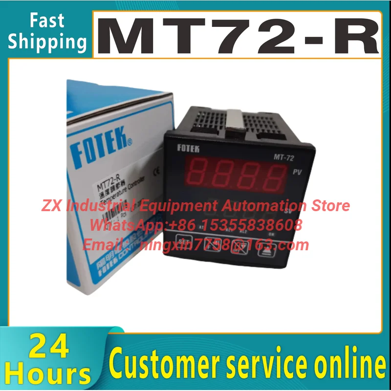 100% nuevo original MT72-R salida de relé FOTEK PID + controlador de temperatura difuso genuino 72*72*80