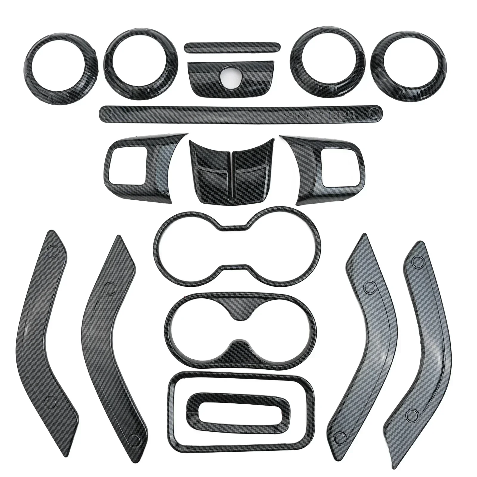 Car Interior Enhancement Car Interior Decor Precisely Cut And Measured Easy Installation High-quality ABS Material