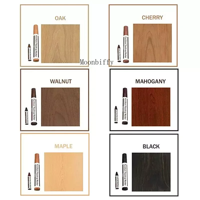 Imagem -06 - Móveis Touch up Kit Marcadores e Filler Sticks Arranhões de Madeira Restaurar Kit Scratch Patch Paint Pen Reparação de Madeira Composto