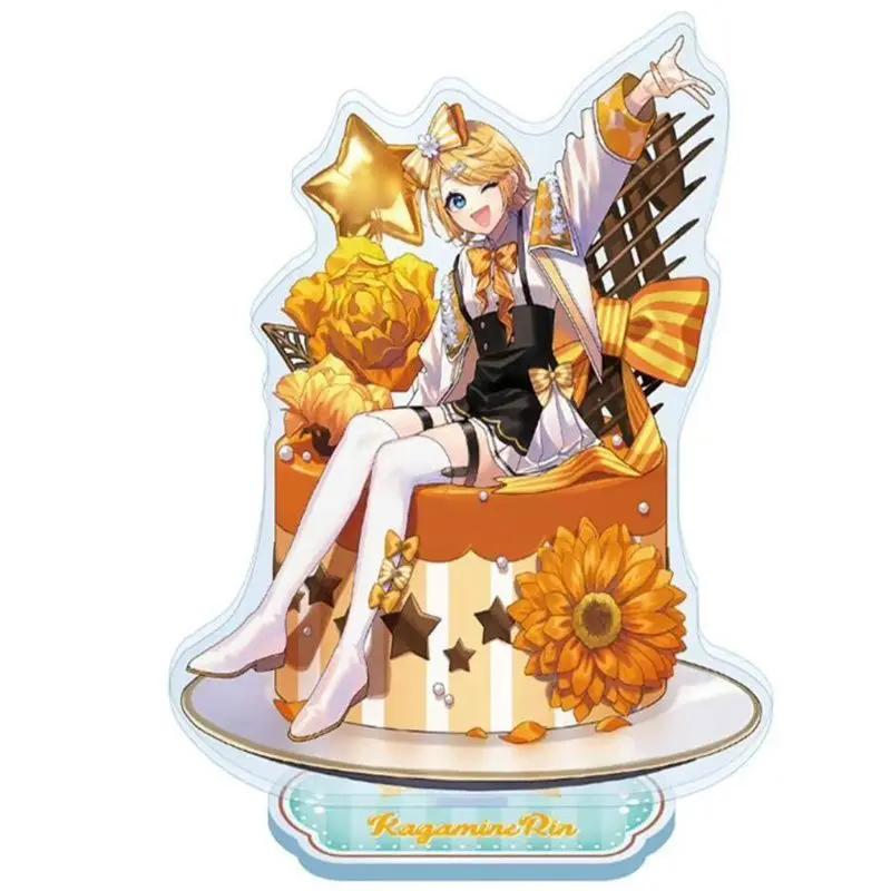 New Piapro Characters Acrylic Stand Figure Kagamine Rin Anime Peripheral Cute Cartoon Originality Desktop Ornament