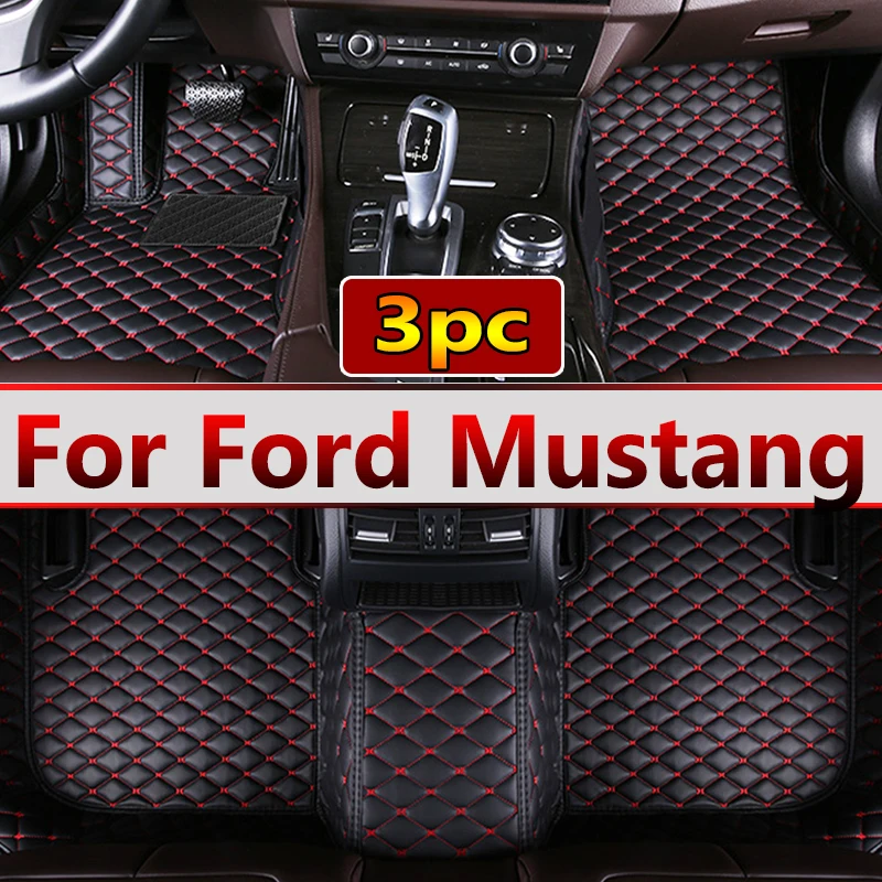 

Car floor mats for Ford Mustang 2015 2016 2017 2018 2019 2020 2021 2022 Custom auto foot Pads automobile carpet cover