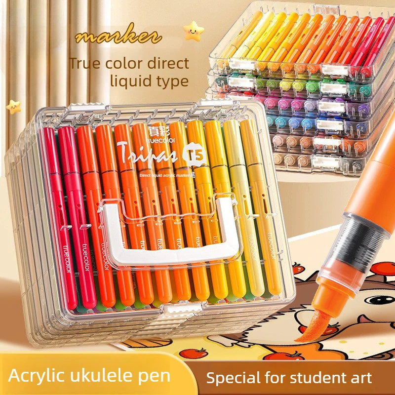 

36 упаковок профессиональных акриловых ручек с мягким наконечником и высоким покрытием, водонепроницаемые для холста, стекла, камня, искусства и креативного дизайна