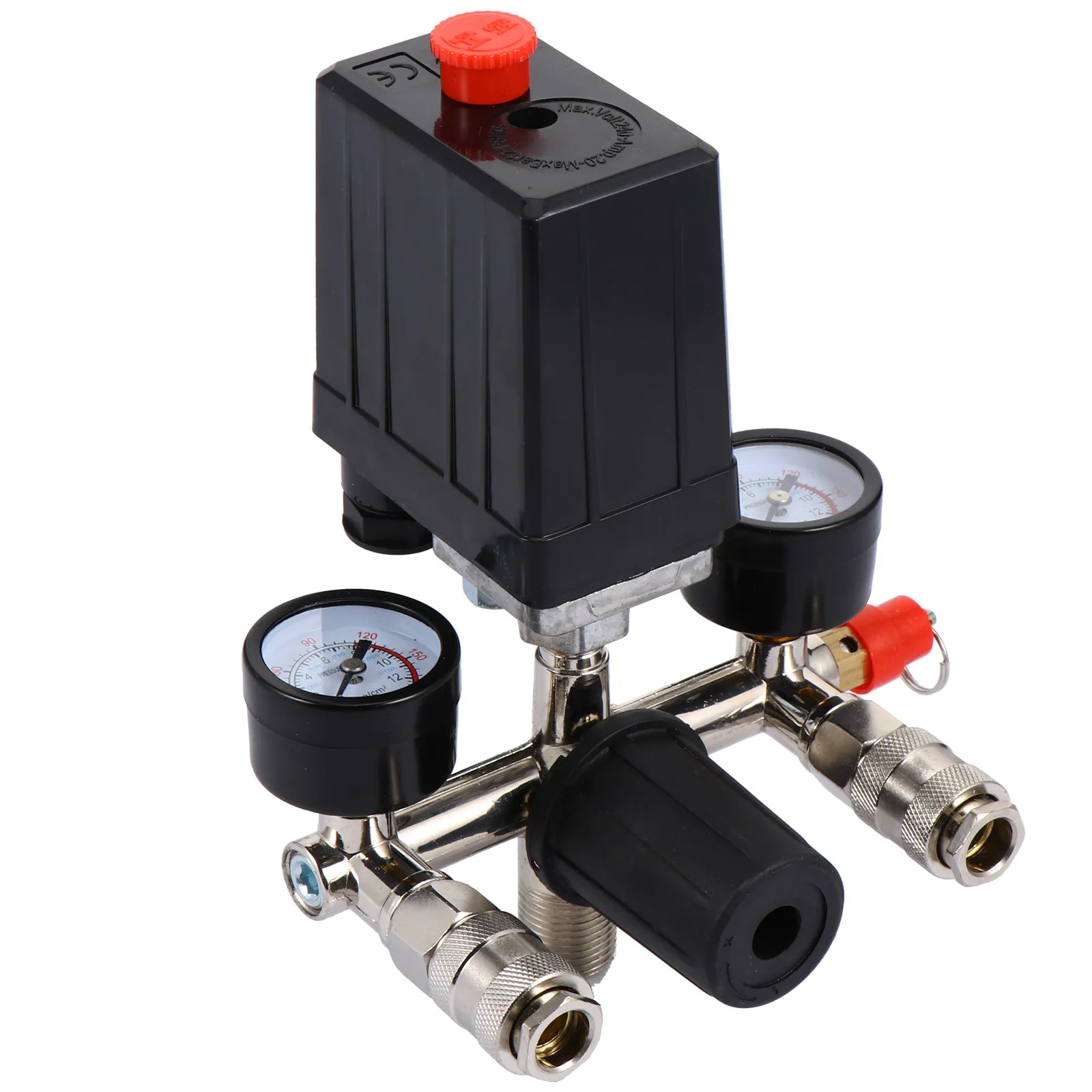 Bracket Assembly Pressure Control Air Compressor Gauge Safer More Reliable Use Pressure Control Air Compressor Bracket