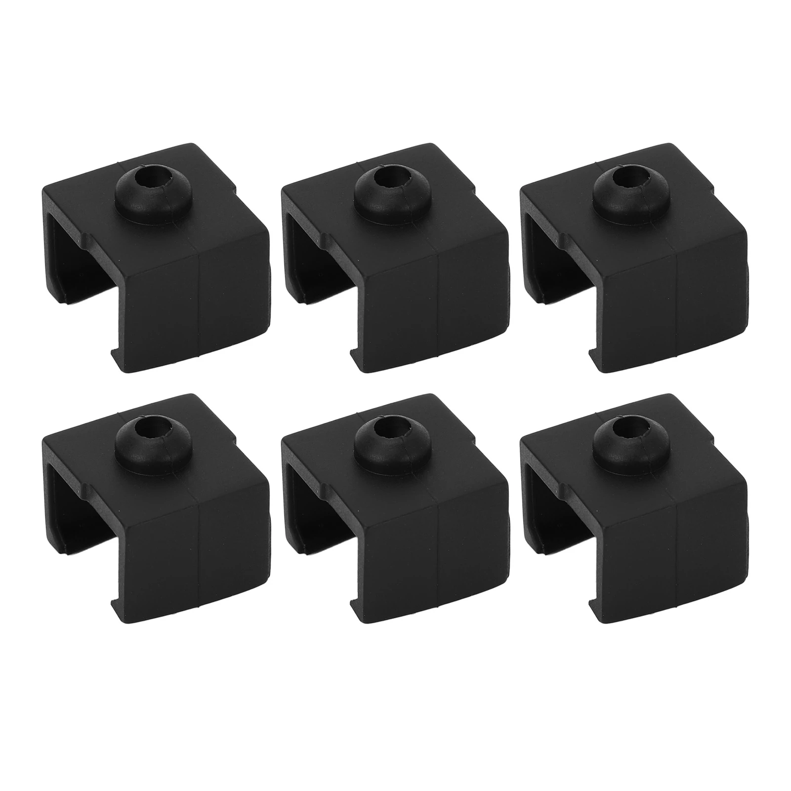 6PCS Hotend Silicone Sleeves 280℃ Temperature Resistance 3D Printer Extruder Silicone Cover Socks for Ender 3 V3 SE