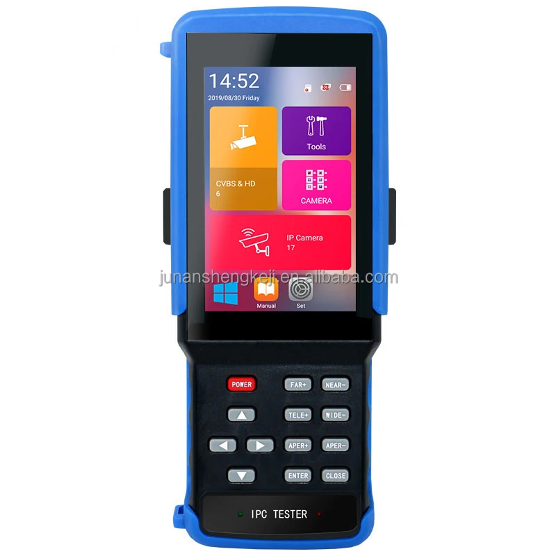 Mini probador portátil de cámara CCTV 9300 de 4,5 pulgadas con multifunción y lente