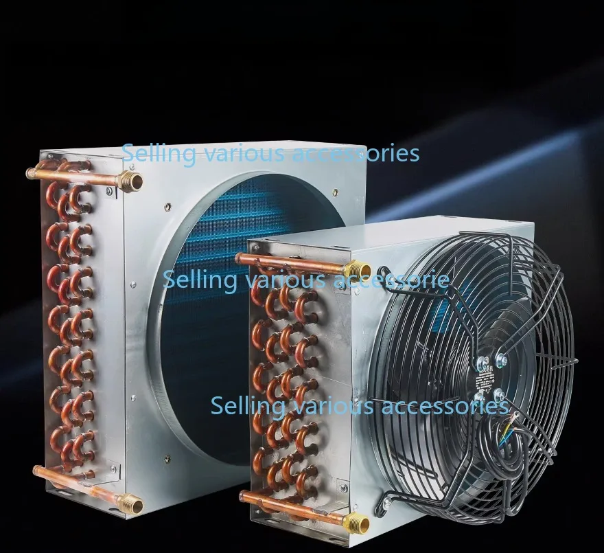 Condenser for Refrigerator Easy to Install Aluminum Fin Small DIY Equipment Compressors Heat Exchanger Air Cooled Radiator