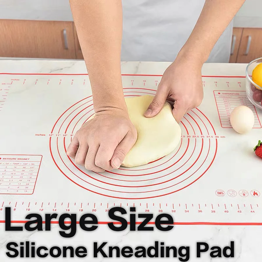 Silicone Kneading Pad,Non-stick Appearance, High And Low Temperature Resistance, Clear Scale, Easy To Clean,Catering and baking