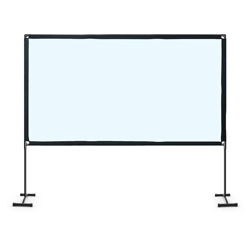 

Foldable high definition portable outdoor bracket screen projector screen