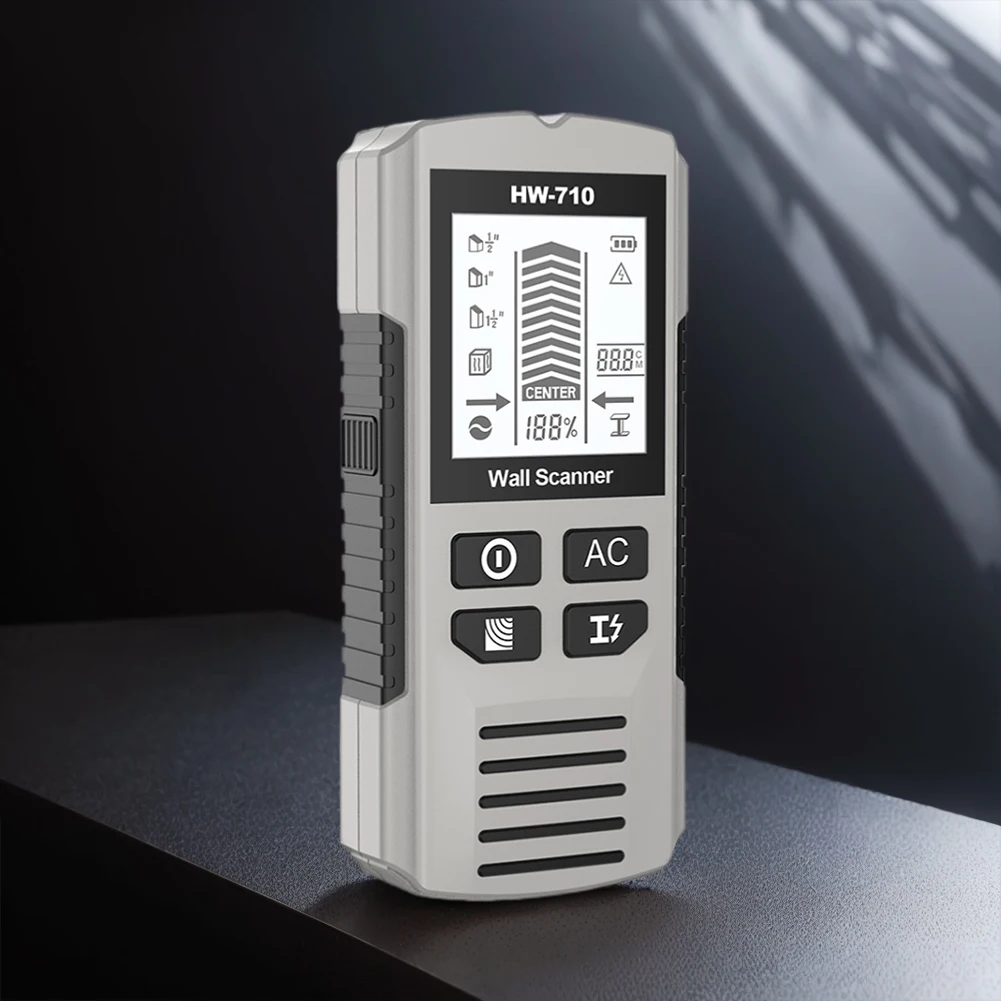 6-in-1 مسمار مكتشف الجدار الماسح الضوئي الإلكترونية مسمار كاشف الجدار الكاشف للكشف عن مركز مسمار الحوائط الجافة 1-1/2 بوصة #1