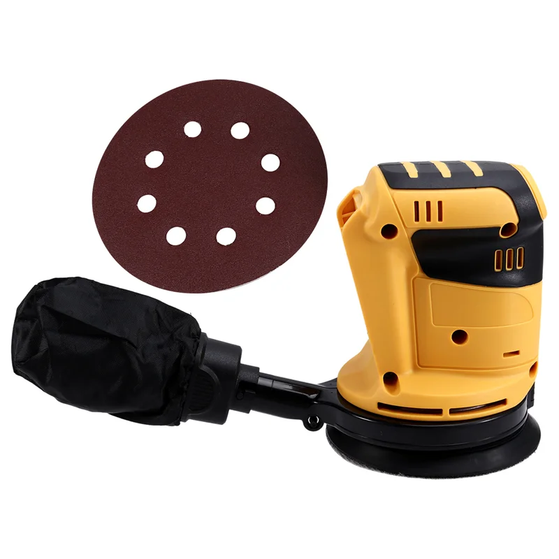 

A15F-For 18V 20V Battery Cordless Polishing Machine 125Mm Wood Grinder Metal Car Waxing Polishing Machine Wood Grinder