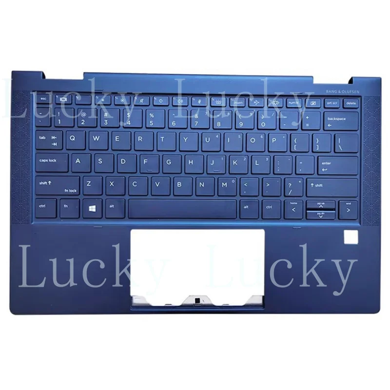 f   US Keyboard&PalmRest For HP Elite Dragonfly G2 M42280-001 with backlit Blue Used