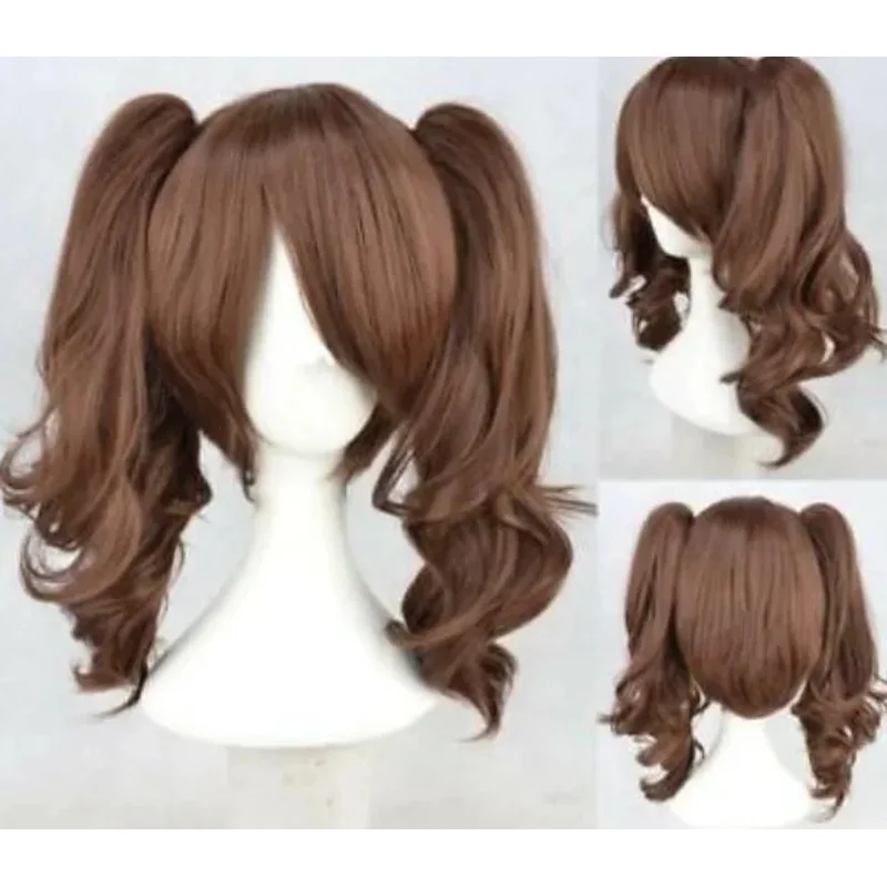 

Новые Лолита Коричневые Два Хвостика Косплей Парики Cos Парик