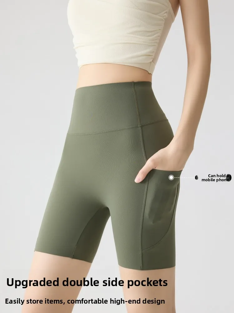 High Waist Yoga Pants Women's Summer Fitn Spor ark Skin Pattern Tummy Control No Tead Butt Lifting Bot