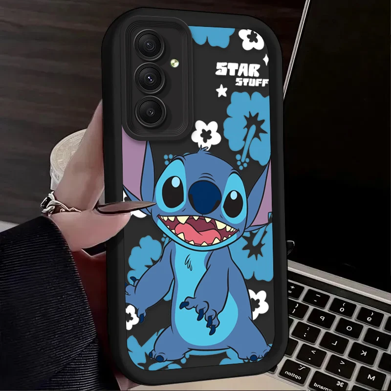 Reuben ستيتش الملاك ليروي حافظة لهاتف سامسونج جالاكسي A54 A05 A05S A34 A24 A14 A53 A33 A23 A13 A52 A52S A71 A51 A31 A50 الغطاء الخلفي