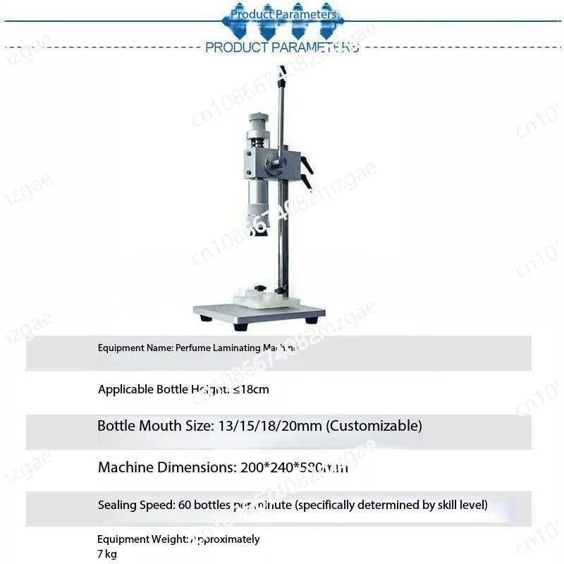 Hand-Operated Perfume Bottle Sealer for Essential Oil Bottles Crimp Capping and Grip Sealing Spray Atomizers