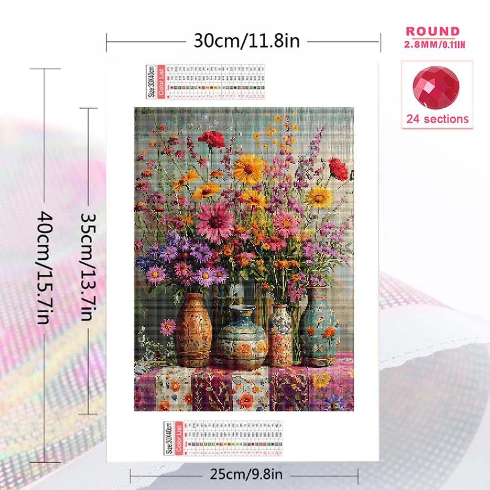 Momoart جديد وصول الماس التطري - مراجعة Embroidery Daisy Flower وسعره