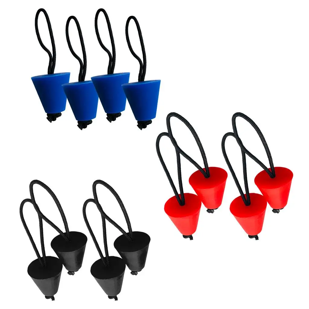 Premium Silicone Kayak Scupper Plugs Universal Fit Drain Holes Stopper Bung for Dry and Safe Kayaking