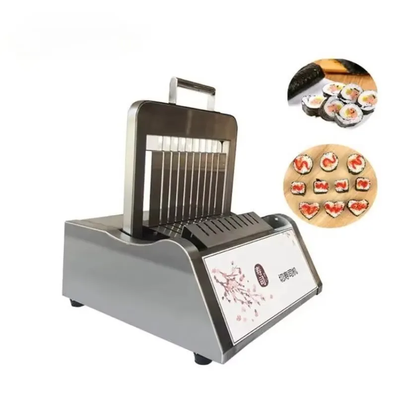 Manual Sushi Cutting Machine Stainless Steel Sushi Roll Cutter Machine Commercial Sushi Slicer Machine
