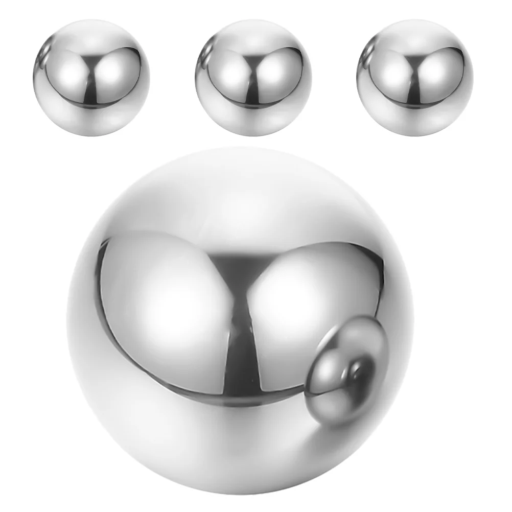 2 Pairs Baoding Ball Stainless Steel Balls Massage Unisex Metal Boading Round Exercise Equipment Fitness Small