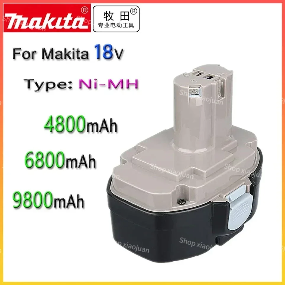 

For Makita 18V 4800MAH/6800MAH/9800MAH Ni-MH Battery Replace PA18 1822 1823 1833 1834 1835 1835F 192828-1 192829-9