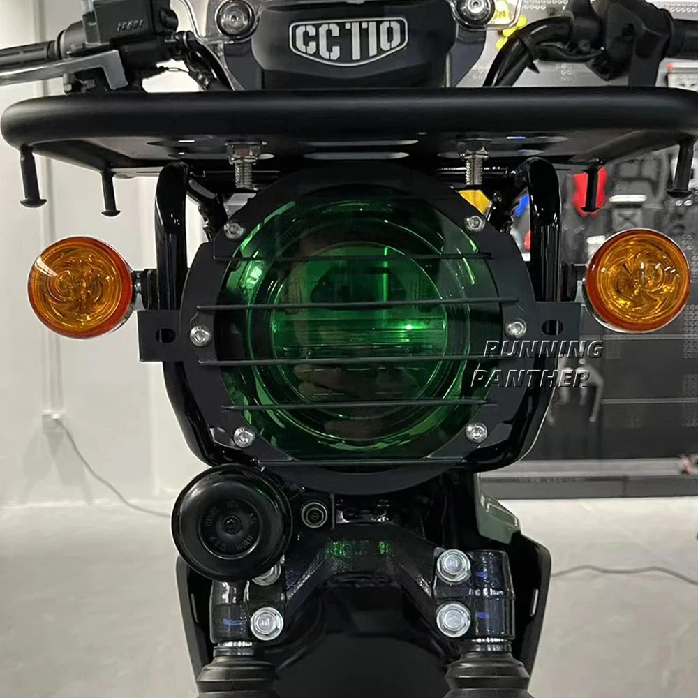 For Cross Cub CC110 Headlight Grill Guard Headlamp Light Cover For Honda CROSS CUB CC 110 2023 2024    Motorcycle Accessories