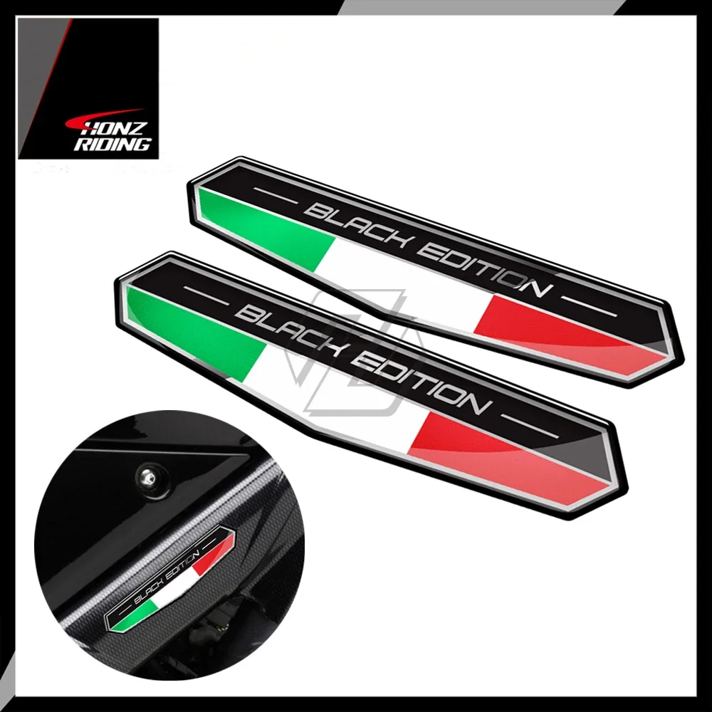 

Italy Flag Sticker Italia Black Edition Decal for Aprilia Ducati for Piaggio Vespa GTS150 GTS250 GTS300 GTV150 GTV250 GTV300