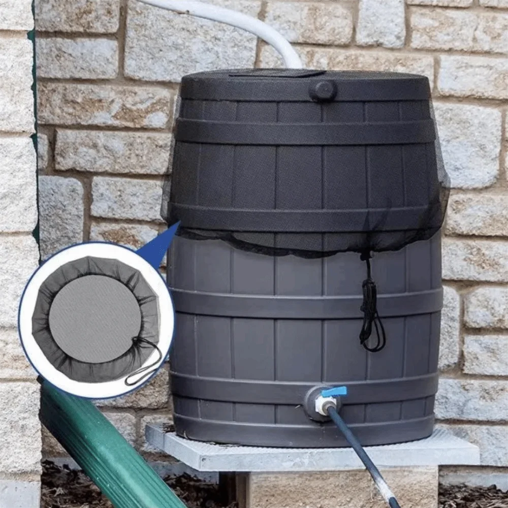 

Mesh Netting Outdoor Mesh Cover Anti-insect Raindrop Harvesting Tool Rain Barrels Cover Water Protection Rainwater Collection