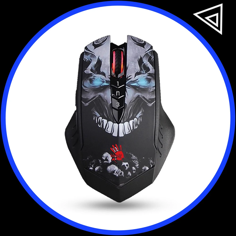 A4tech Bloody R80 PLUS Wireless Mouse USB 2.4GHz Ergonomic 5000dpi Macro Programming Pc Laptop Accessories E-sports Gaming Mouse