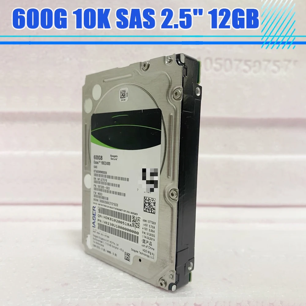 

For Inspur ST600MM0009 600G 10K SAS 2.5'' 12GB HDD Server Hard Disk