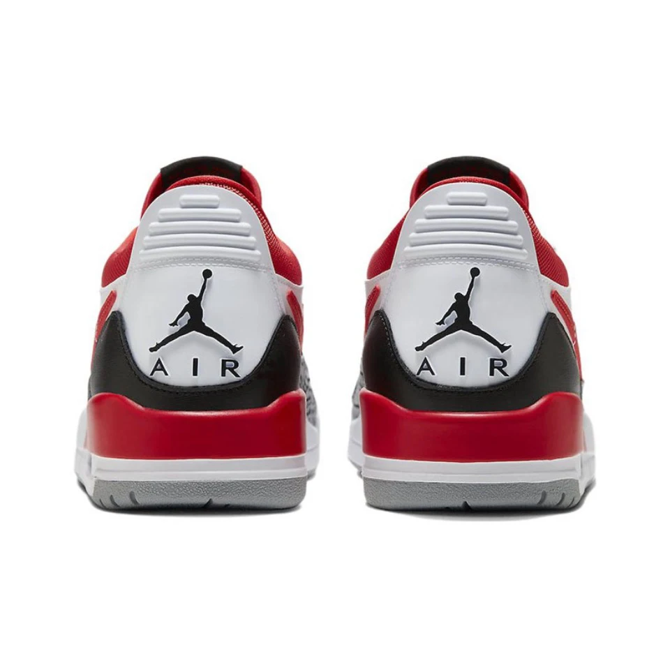 Original Air Jordan Legacy 312 Low \'Bulls\' For Men\'s Red Black White Retro Casual Classic Street Basketball Shoes  CD7069-160