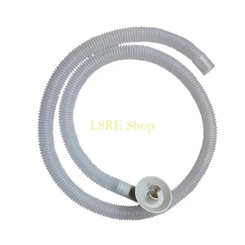 L8RE Multipurpose 100cm Cooling Unit Drain Hose Pipe Adapter Drain Fitting PVC Texture for Home and Office Air Conditioning