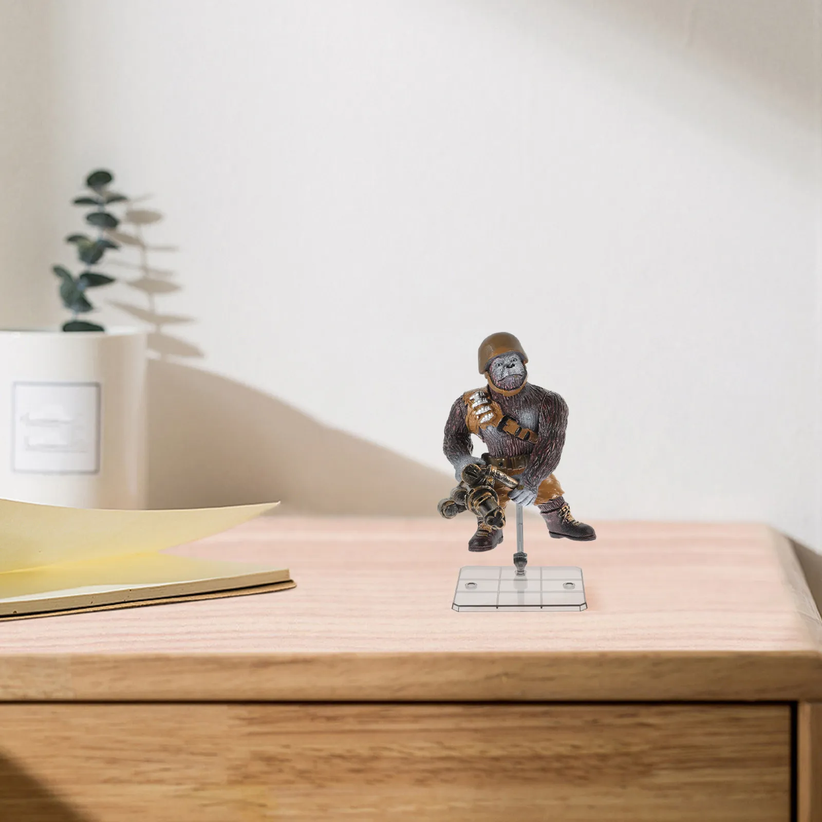 

Набор из 8 черных подставок для фигурок: устойчивые основания для аксессуаров, держатели, демонстрационные полки для экшн-фигурок