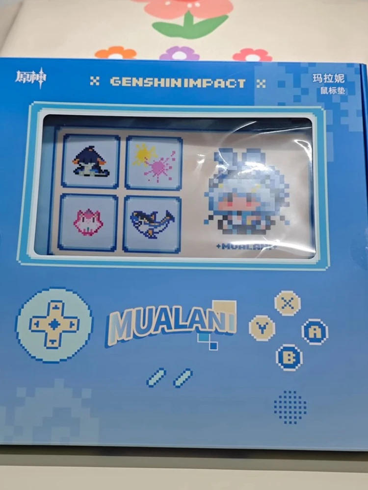 

[Genuine] miHoYo Game Genshin Impact Mualani Cosplay Silent Mouse Anime Cartoon Mouse Pad Keycap Accessories Halloween Gift