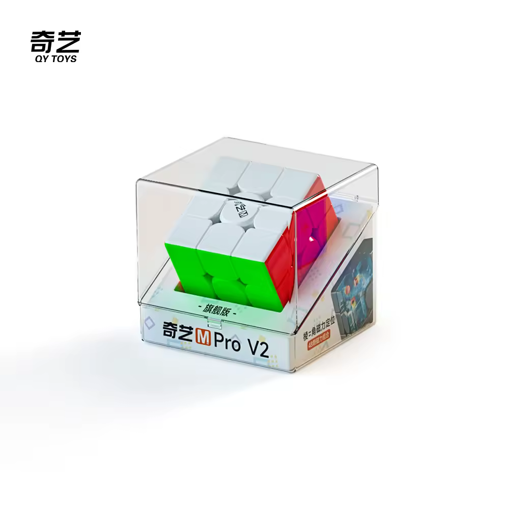 Qiyi spedcube M פרו מגנטי קוביה 3 x3 מקצועי 3x3 x3m מהירות הפאזל 3 × 3 ילדים fidgy משחק מתנה cubo Magico משחקים לילדים קובייה הונגרית קוביות מקורי מגנטית