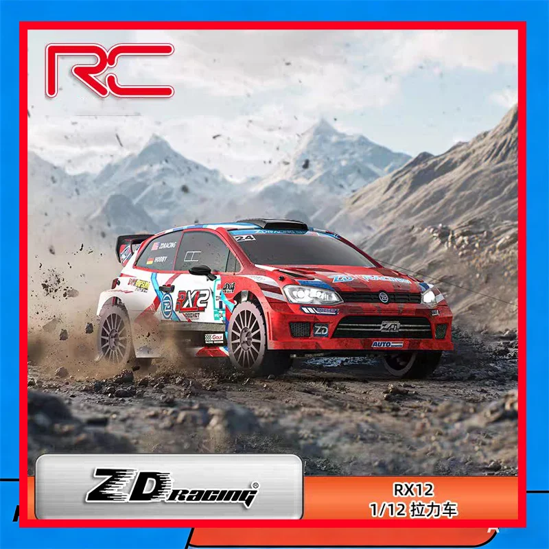 

Радиоуправляемая электрическая раллийная машина Zd Racing Rx12 1/12, высокоскоростной внедорожник с бесщеточным двигателем и полным приводом, подарок (модель 2026 года)