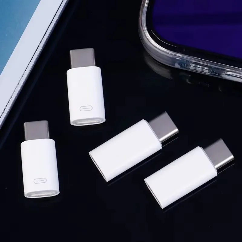 5/1PCS Lighting Female To Type C Male Adapter for Apple Iphone 15 Series USB C Phone Quick Charging Converters for IOS To Type C - náhled 4