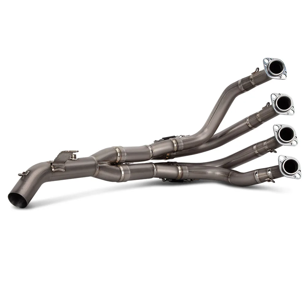 Motorcycle Exhaust Modify Kit Full Titanium Front Link Pipe Fit Original Racing Line for Z900 2017-2019 High Performance