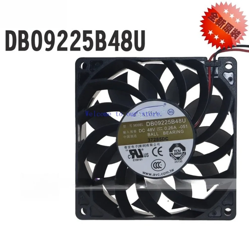 

Для DB09225B48U новый вентилятор AVC 9225 48 В 0,26 А 9 см/см, жестокий усилительный вентилятор