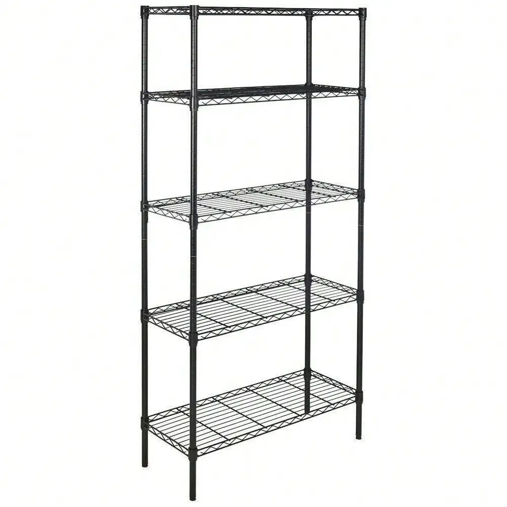 Home Kitchen Garage Wire Shelving 5 Layer Tier Storage Rack Unit Shelves Metal