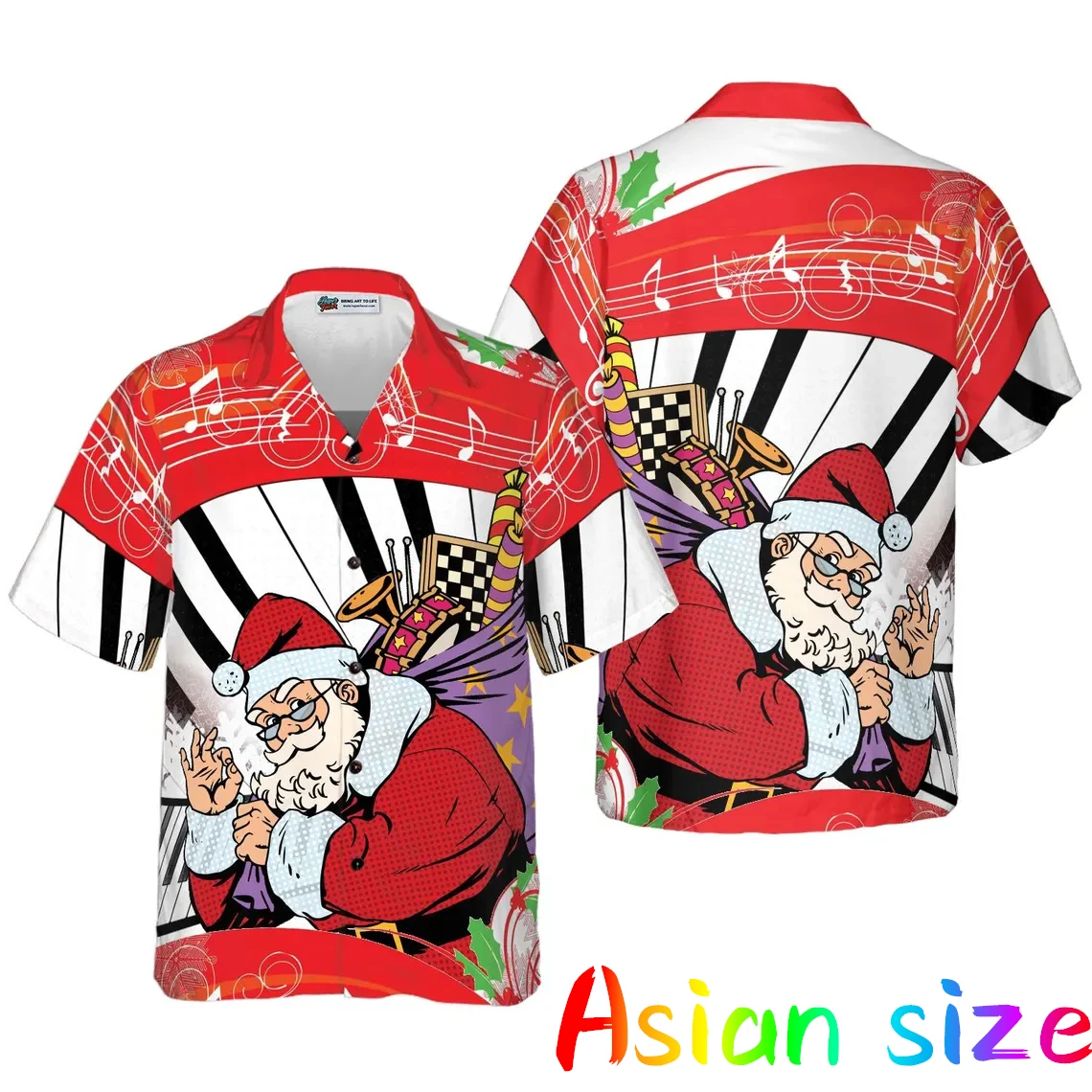

Fashion Merry Christmas Hawaiian Shirts Men Clothing 3D Printed Anime Santa Claus Short Sleeves Tops Outdoor Lapel Blouse Camisa