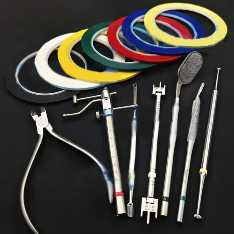 Multi-Color Dental Code Ring Tape Identification Instruments Autoclavable Dentist Material 3mm/5mm Width Dental Equipment Care