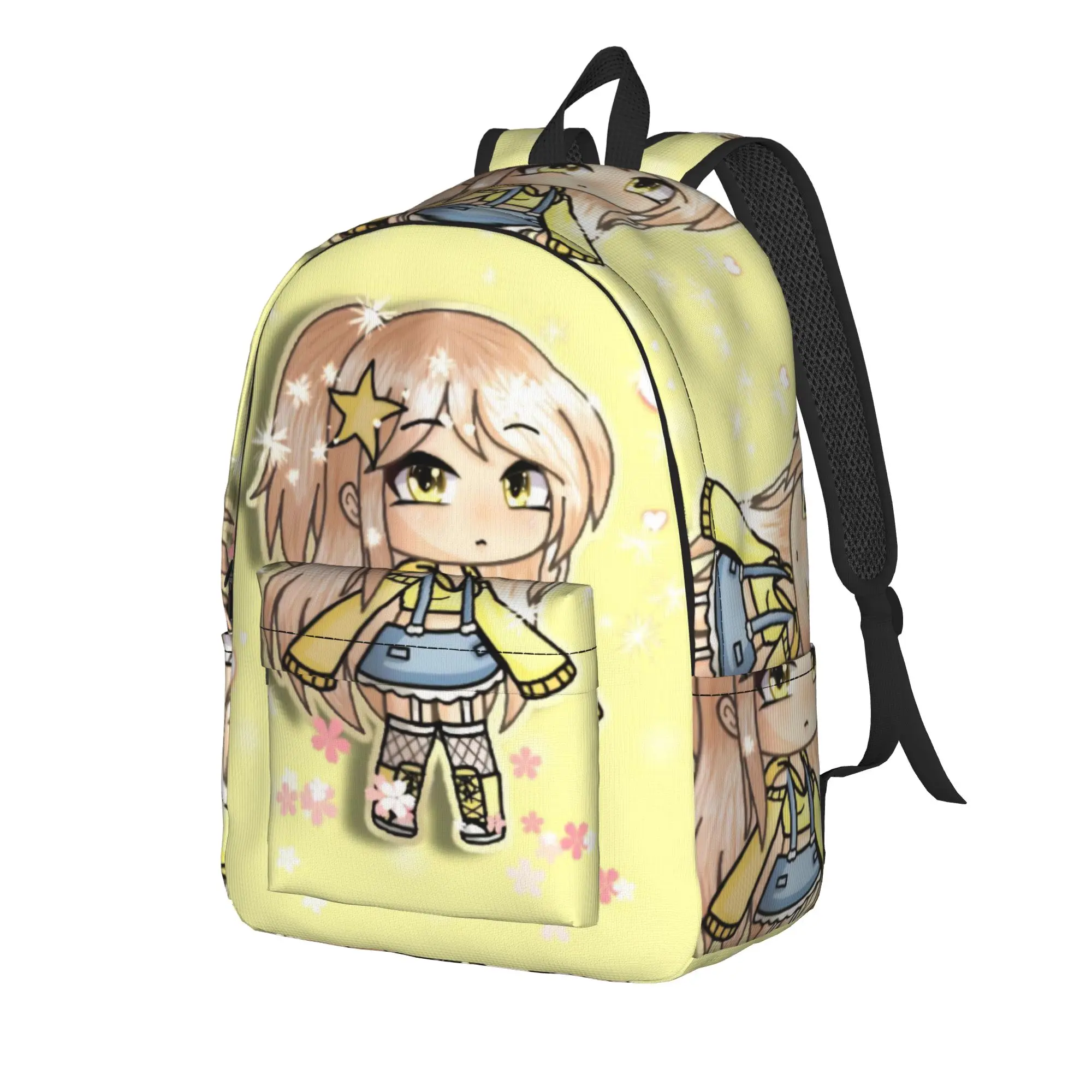 Gacha Life Cartoon Backpack for Men Women Fashion High School Work Daypack  Laptop Shoulder Bag Sports