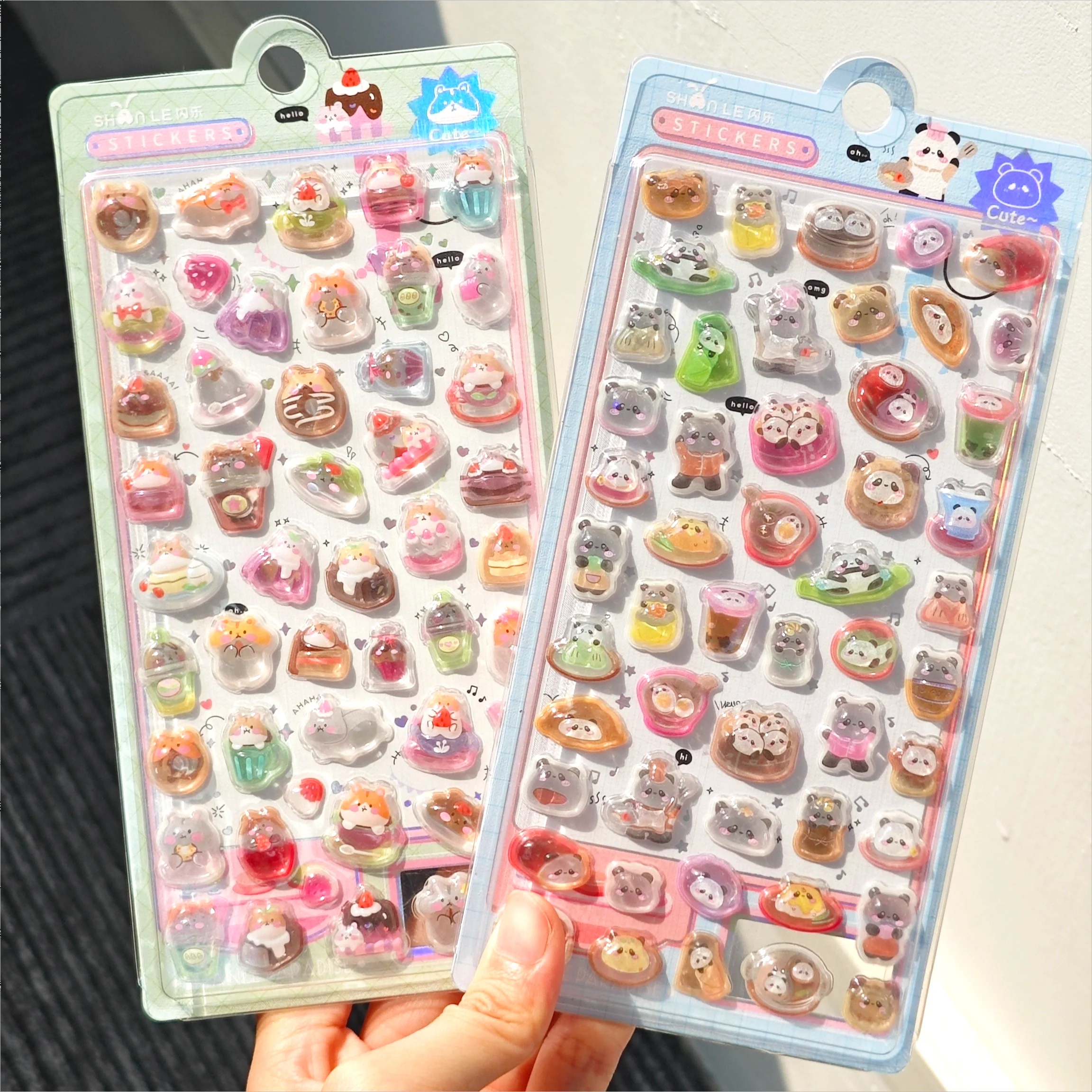 

Кристальные 3D-наклейки Kawaii Fantasy Food Animal Drop с рельефным изображением для скрапбукинга, декора чехлов для телефонов, школьных принадлежностей и творчества своими руками