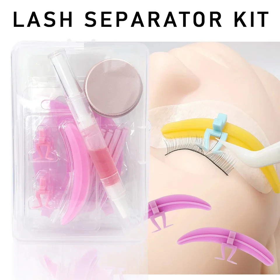 

Easy Isolation Eyelash Extension Beginner Tool Helper Reusable Lash Separator Kit Frog Silicone Eyelash Separator Accessories
