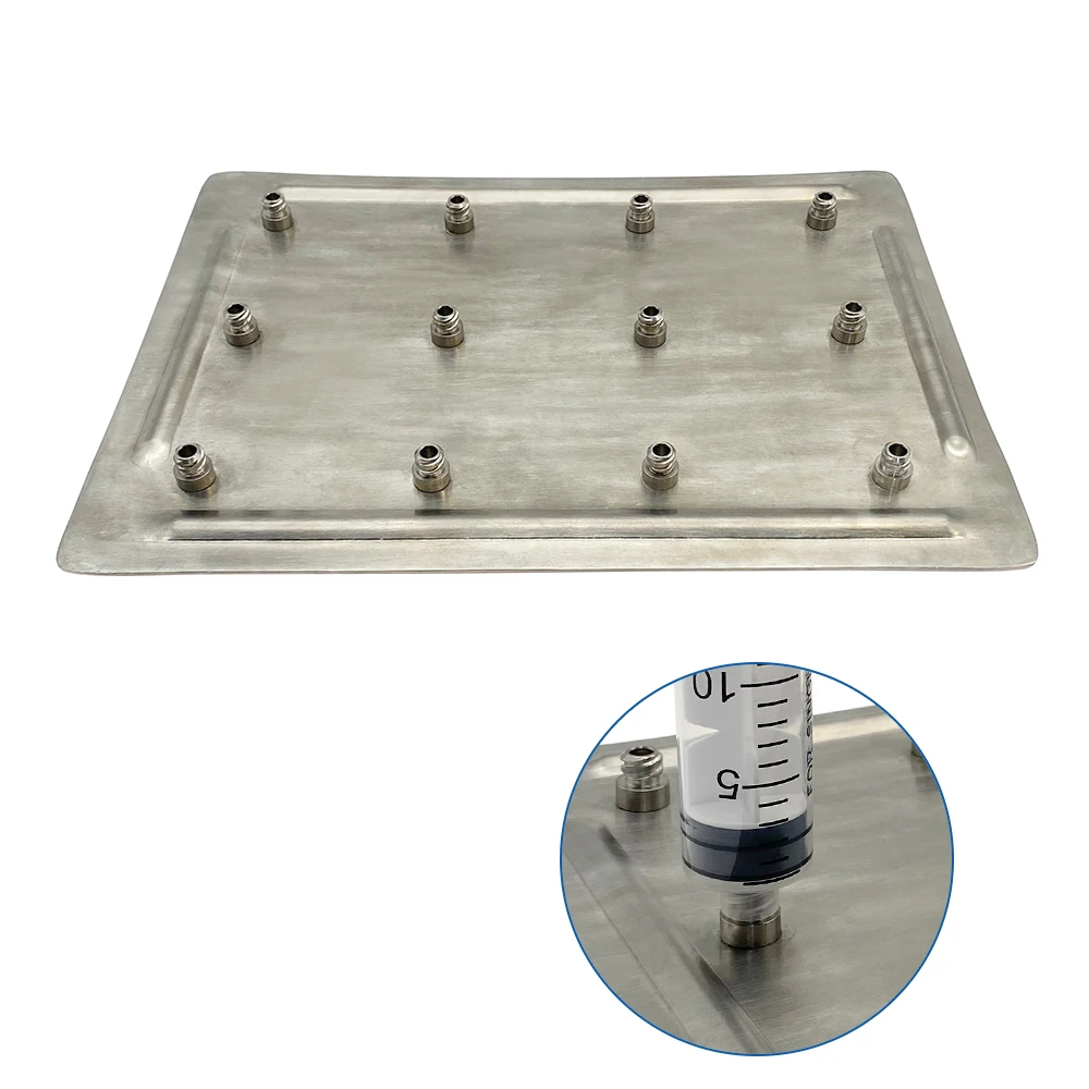 

Stainless Steel Syringe Bracket Syringe Display Racks With Cap Accessory Liposuction tool