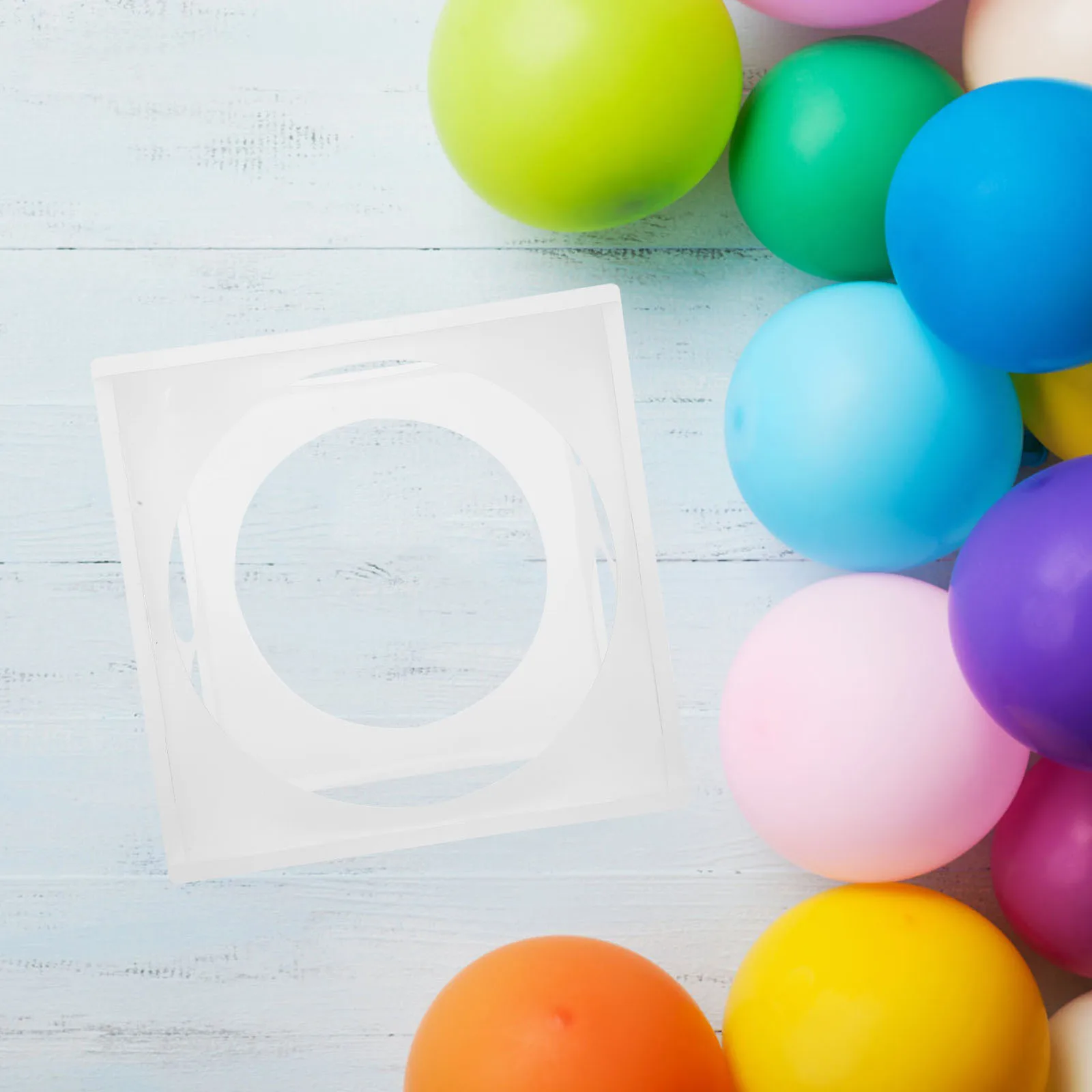 

11.7x11 Inch Balloon Sizer Cube Plastic Balloon Calibrator for Uniform Size Wedding Party Decorations Arches to Measure Balloons